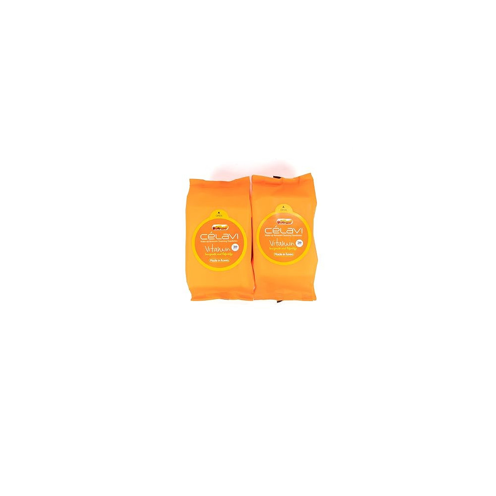 Celavi Tea Tree Makeup Remover Cleansing Towelettes, 60 Sheets