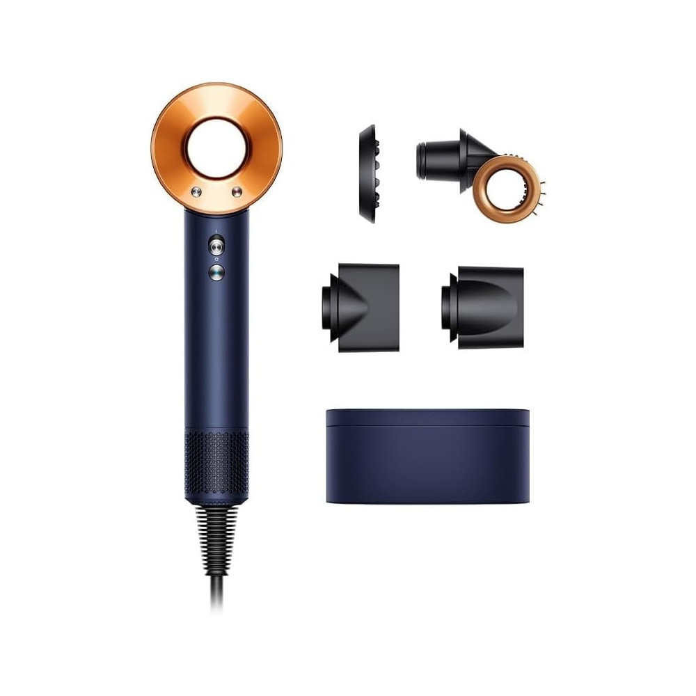 Dyson Supersonic Hair Dryer HD15, Prussian, Blue/Rich Copper, 1 Year Warranty