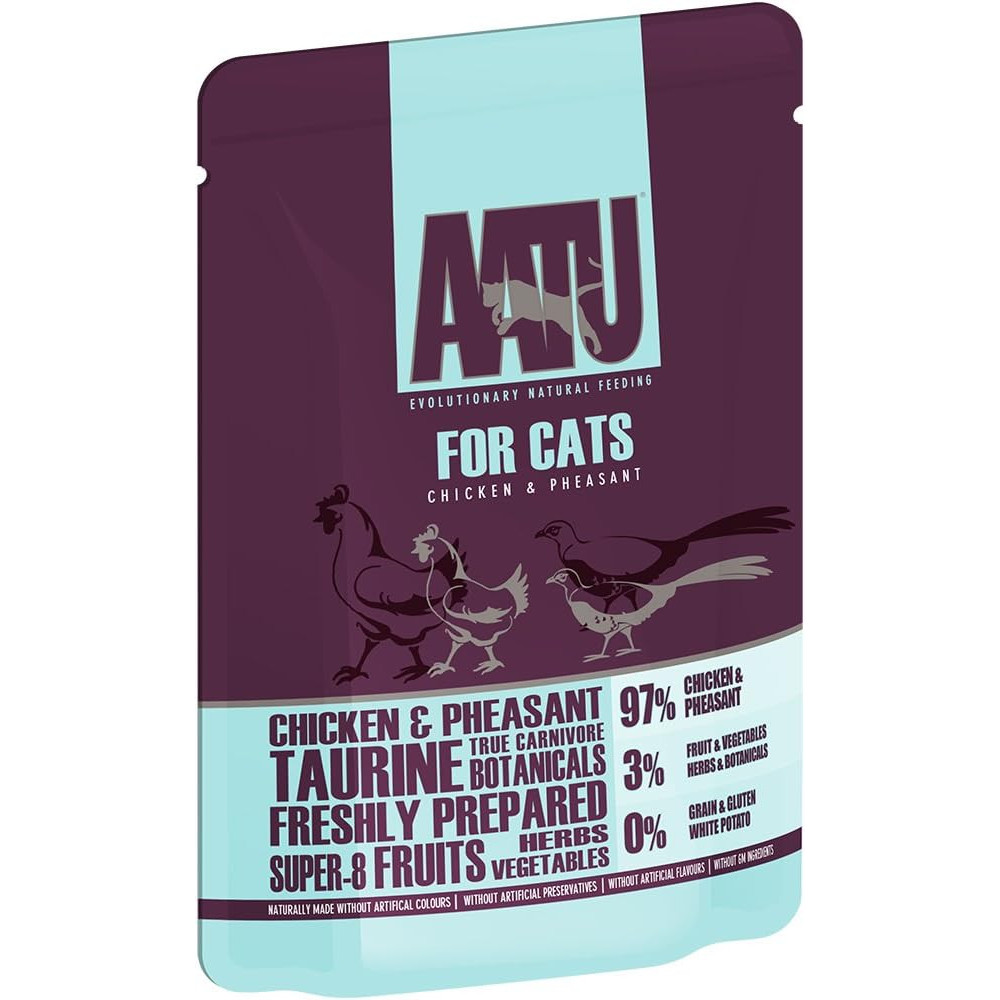 AATU 85g Chicken And Pheasant Wet Cat Food
