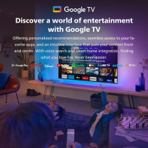 PHILIPS 75 INCH PREMIUM QLED GOOGLE TV WITH DOLBY VISION AND ATMOS WITH AI POWERD IMAGE PROCESSING (75PQT8169)