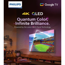 PHILIPS 75 INCH PREMIUM QLED GOOGLE TV WITH DOLBY VISION AND ATMOS WITH AI POWERD IMAGE PROCESSING (75PQT8169)