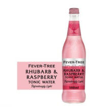 Fever-Tree Light Rhubarb And Raspberry Tonic Water, 24 x 200ML