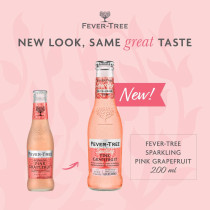Fever Tree Sparkling Pink Grapefruit Soda, 24 x 200ml