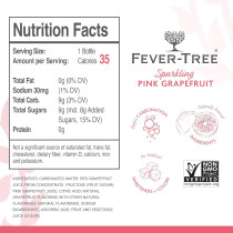 Fever Tree Sparkling Pink Grapefruit Soda, 24 x 200ml