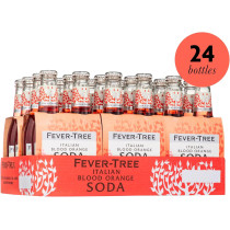  Fever Tree Sparkling Blood Orange Soda, 24 x 200ml