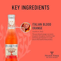 Fever Tree Sparkling Blood Orange Soda, 24 x 200ml