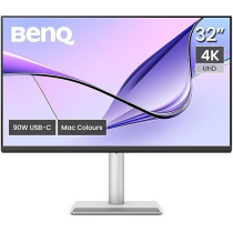 BenQ 32 Inch 4K UHD Monitor For MacBook Pro and MacBook Air, Silver