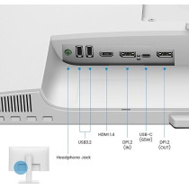 BenQ 27 Inch 100 Hz Ergonomic USB-C Home Office Monitor, White