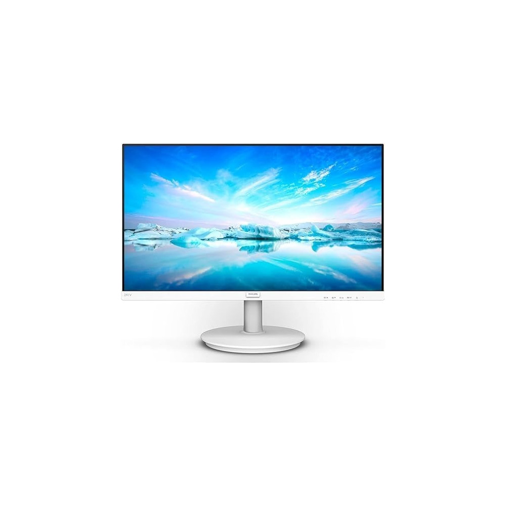 Philips 241V8W 23.8 Inch IPS Full HD 75hz Anti-Glare Frameless Monitor With HDMI, VGA, White