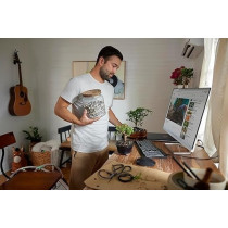 HP Series 5 27 inch FHD Monitor With Speakers - 527sa, 27inch (68.6 cm),FHD(1920 x 1080), 300 Nits,Integrated Speakers, Anti-Glare, Eye Ease, 3.28kg