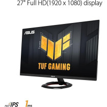 Asus TUF Gaming VG279Q3R Gaming Monitor , 27 Inch, Full HD (1920 x 1080), 180Hz, Fast IPS, Extreme Low Motion Blur, 1ms (GTG), FreeSync, Variable Overdrive, RGB