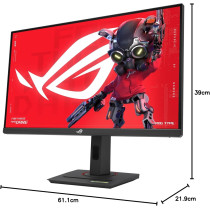 ASUS ROG Strix XG27UCS USB Type-C Gaming Monitor 27-inch 4K UHD 3840 x 2160, 160Hz Above 144Hz, 1ms GTG, Fast IPS, Extreme Low Motion Blur Sync