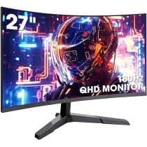 Koorui 27-Inch Fast VA Panel QHD Gaming Monitor, ‎27E6QCA, Black