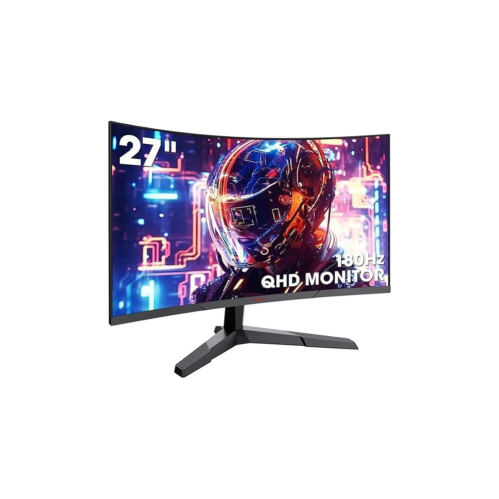 Koorui 27-Inch Fast VA Panel QHD Gaming Monitor, 27E6QCA, Black