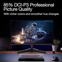Koorui 27-Inch Fast VA Panel QHD Gaming Monitor, ‎27E6QCA, Black