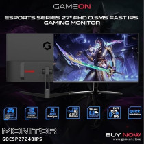 GAMEON 27 Inch 240 Hz Refresh Rate Full HD Gaming Monitor, Black