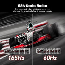 Koorui 34 Inch Ultrawide WQHD 165 Hz Gaming Monitor, Black