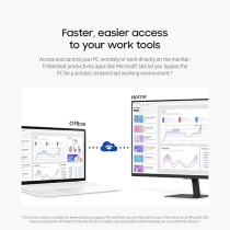 Samsung M5 2024 Smart Monitor 27 Inch Smart Monitor, Wifi, Bluetooth, Speaker, FHD (1,920 x 1,080) Black, LS27DM500EMXUE