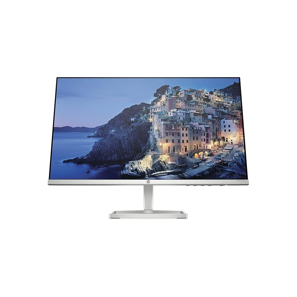HP M24fd FHD USB-C Monitor, 24-inch, 300 Nits, Eyesafe, Natural Silver, 474U1AA