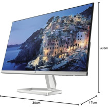 HP M24fd FHD USB-C Monitor, 24-inch, 300 Nits, Eyesafe, Natural Silver, 474U1AA