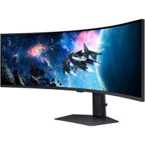 Samsung Odyssey G9 G9G95C 49 Inch Dual QHD Gaming Monitor With 1ms Response Time And 240Hz Refresh Rate, 1000R Curved Screen, AMD FreeSync Premium Pro, Middle East Version (New Launch) - LS49CG954EMXUE