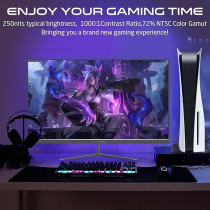 GAMEON New 2024 1080p Gaming Monitor 23.8 inch, GOES24FHD120IPS, FHD IPS,120Hz Refresh Rate, 0.5ms Response Time, 2.1 HDMI, G-Sync and FreeSync, HDR, Built-in-Speakers, Console Ready