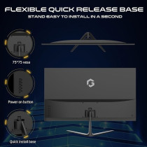 GAMEON New 2024 1080p Gaming Monitor 23.8 inch, GOES24FHD120IPS, FHD IPS,120Hz Refresh Rate, 0.5ms Response Time, 2.1 HDMI, G-Sync and FreeSync, HDR, Built-in-Speakers, Console Ready