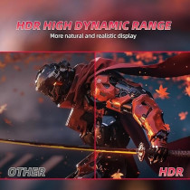 KOORUI 27 inch 240HZ FHD Gaming Monitor DCI-P3 90 Percent Color Gamut 1MS,1080P, Freesync, DisplayPort.HDMI Cable Black VESA