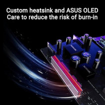 ASUS ROG Strix OLED XG27AQDMG gaming monitor 27-inch 1440P glossy WOLED, 240Hz, 0.03ms, custom heatsink, OLED Anti-flicker, OLED Care, uniform brightness, G-SYNC compatible, Display Widget Center