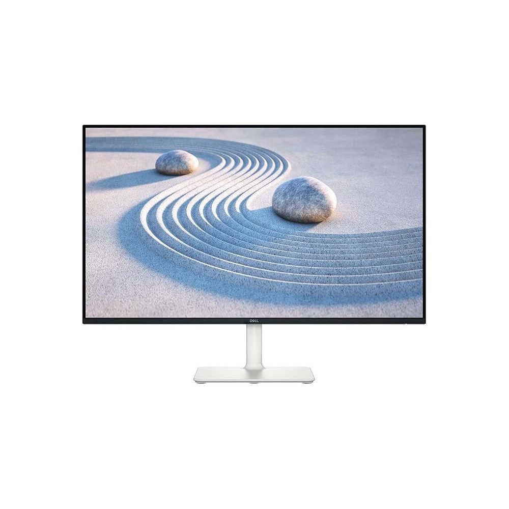 Dell S2725H 27 Inch Full HD 1920 x 1080 Monitor, 100Hz, IPS, 4ms, 99 Percentage sRGB, Built-in Speakers, Ultra-thin Bezel, 2x HDMI, White