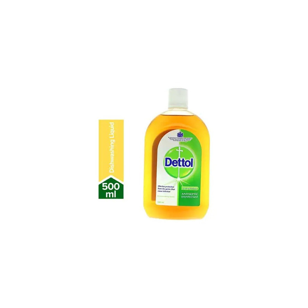 Dettol Anti-Bacterial Antiseptic Disinfectant Multicolour, 500 ml