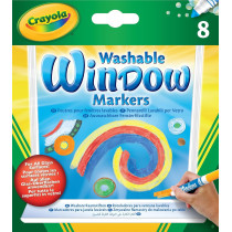 Crayola Washable Window Markers FX 8CT 24