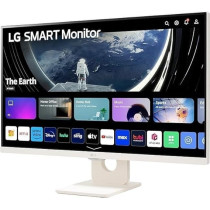 LG 27-Inch Full HD IPS Smart Monitor With WebOS, White, 27SR50F-W