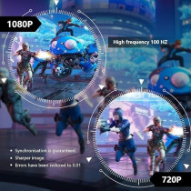 Great Voell 24 Inch Full HD 100 Hz Built-In Speakers Gaming Monitor, Black, Z240B13