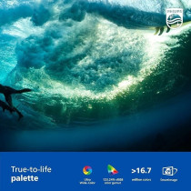 Philips 34 Inch UltraWide QHD 21:9 Monitor With Built-In Windows Hello Webcam And Noise Canceling Mic, Black