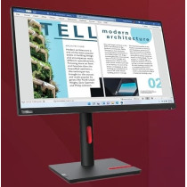 Lenovo ThinkVision T24i-30 23.8 Inch Full HD Monitor, Raven Black