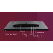 Lenovo ThinkVision T24i-30 23.8 Inch Full HD Monitor, Raven Black