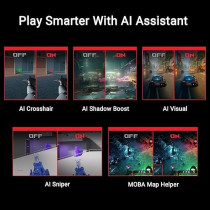 Asus ROG Swift OLED PG27AQDP Gaming Monitor, 27-inch WOLED, 480Hz, 0.03ms, G-SYNC Compatible, Custom Heatsink, Asus OLED CarePlus, AI Assistant, Uniform Brightness, 99Percentage DCI-P3, And DisplayWidget Center