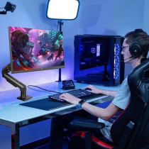 GAMEON GOM24FHD190IPSX Midnight Pro X series, Black Gaming Monitor 24.5 inch, 1920 x 1080p FHD Fast IPS Panel, 190Hz, 0.5ms, 2.1 HDMI, With Stand,Freesync And Gsync, Supports HDR, PS5, VRR