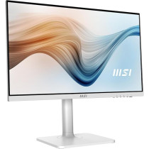 MSI Modern MD2412PW 23.8 Inch FHD Office Monitor - 1920 x 1080 IPS Panel, 100 Hz, Eye-Friendly Screen, HDR Ready, Built-in Speakers, 4-Way Adjustable Stand - HDMI 1.4b, USB Type-C, White