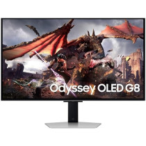 Samsung Odyssey G8 32 Inch G80SD UHD OLED Gaming Monitor With 4K Resolution, 240Hz Refresh Rate And 0.03ms Response Time(GtG), Gaming Hub, OLED Glare Free, AMD FreeSync Premium Pro, LS32DG802SMXUE