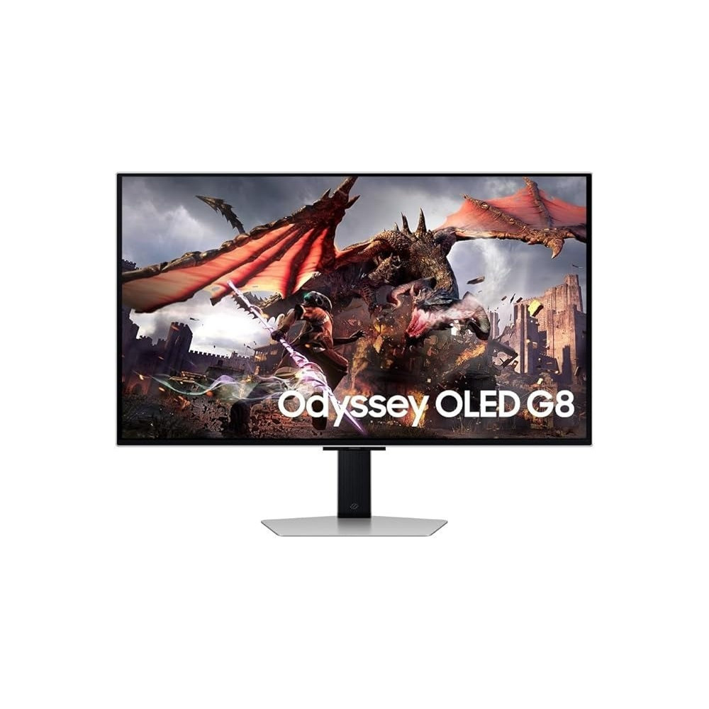 Samsung Odyssey G8 32 Inch G80SD UHD OLED Gaming Monitor With 4K Resolution, 240Hz Refresh Rate And 0.03ms Response Time(GtG), Gaming Hub, OLED Glare Free, AMD FreeSync Premium Pro, LS32DG802SMXUE