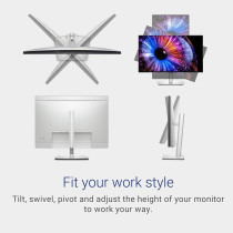 Dell UltraSharp U2724DE 27 Inch Monitor (120HZ, IPS Black And Thunderbolt 4 Hub)