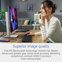 Dell UltraSharp U2724DE 27 Inch Monitor (120HZ, IPS Black And Thunderbolt 4 Hub)