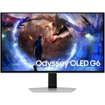 Samsung Odyssey G6 27 Inch G60SD QHD OLED Gaming Monitor, 360Hz Refresh Rate And 0.03ms Response Time(GtG), OLED Glare Free, AMD FreeSync Premium Pro, Ergonomic Stand, LS27DG602SMXUE