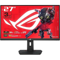 Asus ROG Strix 27 Inch QHD (2560 x 1440) HDR400 USB-C Gaming Monitor (XG27ACS), 180Hz, 1ms, Fast IPS, 133Percentage sRGB, Extreme Low Motion Blur Sync, G-Sync Compatible, DisplayWidget, Tripod Socket
