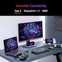 Asus ROG Strix 27 Inch QHD (2560 x 1440) HDR400 USB-C Gaming Monitor (XG27ACS), 180Hz, 1ms, Fast IPS, 133Percentage sRGB, Extreme Low Motion Blur Sync, G-Sync Compatible, DisplayWidget, Tripod Socket