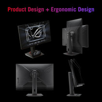 Asus ROG Strix 27 Inch QHD (2560 x 1440) HDR400 USB-C Gaming Monitor (XG27ACS), 180Hz, 1ms, Fast IPS, 133Percentage sRGB, Extreme Low Motion Blur Sync, G-Sync Compatible, DisplayWidget, Tripod Socket