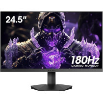 KOORUI Gaming Monitor 25-inch, 170Hz FHD 1080p Computer Monitor, 1ms GTG, Adaptive G-Sync, FreeSync Premium, 3 Sides Frameless, HDMI x 2, DisplayPort, Black, 25E3A