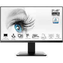 MSI PRO MP223, 22-inch VA 1920 x 1080 (FHD) Computer Monitor, 100Hz, Adaptive-Synch, HDMI, Video Port, VESA Mountable, Less Blue Light, Tilt, 1ms, Black